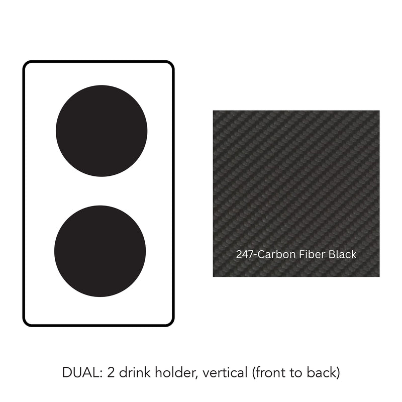 Load image into Gallery viewer, Composite#2 drink holders vertical__247-Carbon Fiber Black
