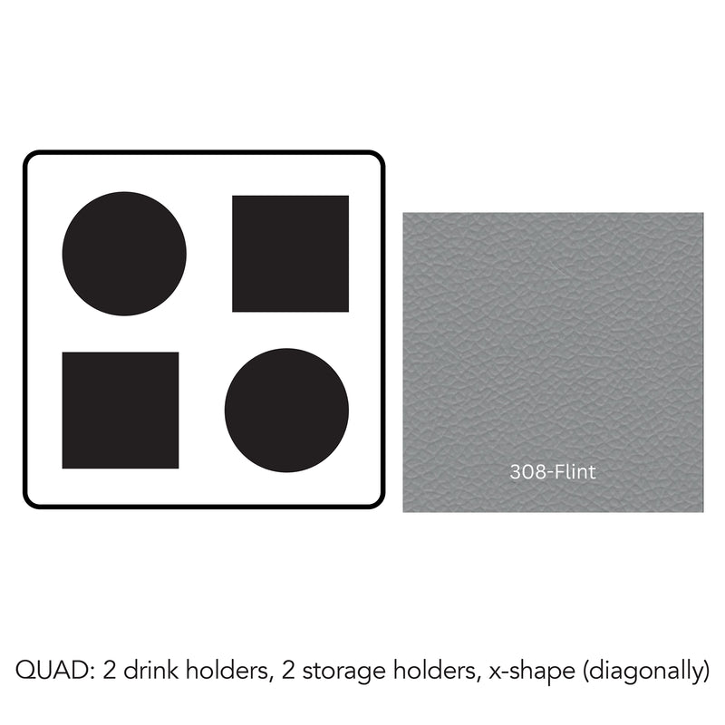 Load image into Gallery viewer, Composite#2 drink holders 2 storage trays - diagonal__308-Flint
