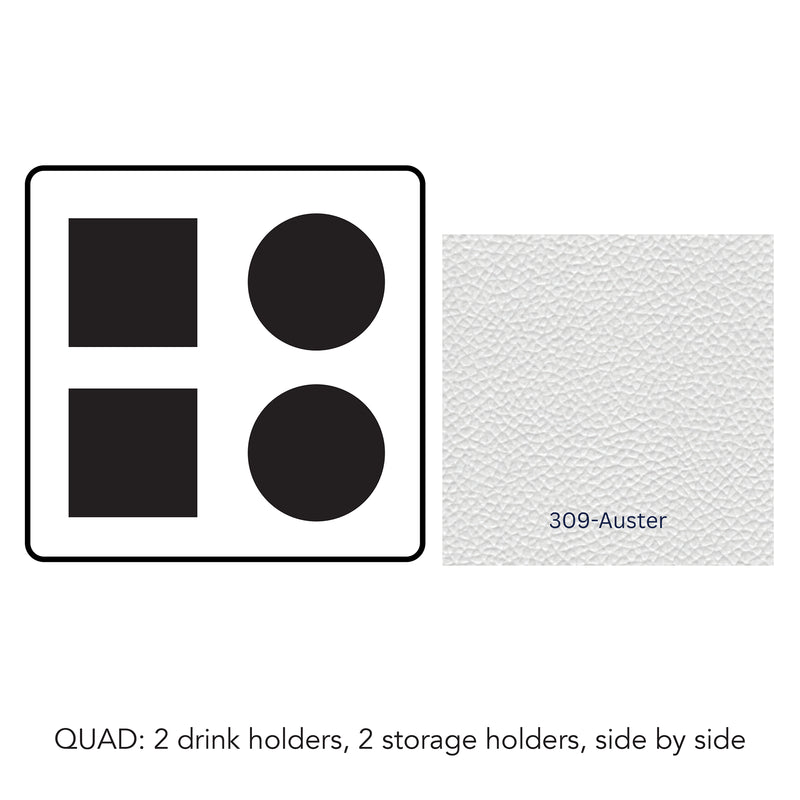 Load image into Gallery viewer, Composite#2 drink holders 2 storage trays - side by side__309-Auster
